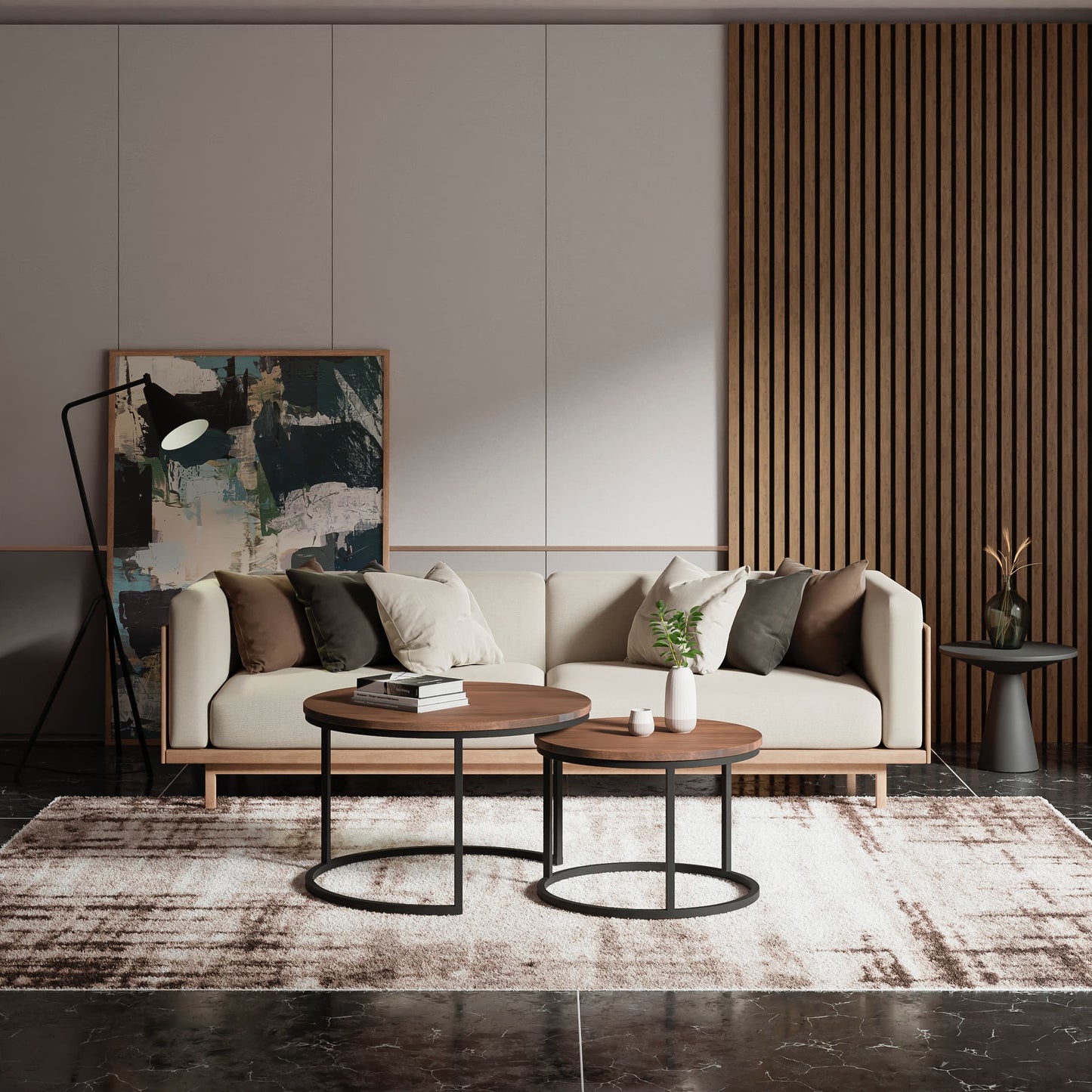 Banc de bois une pièce en chêne naturel