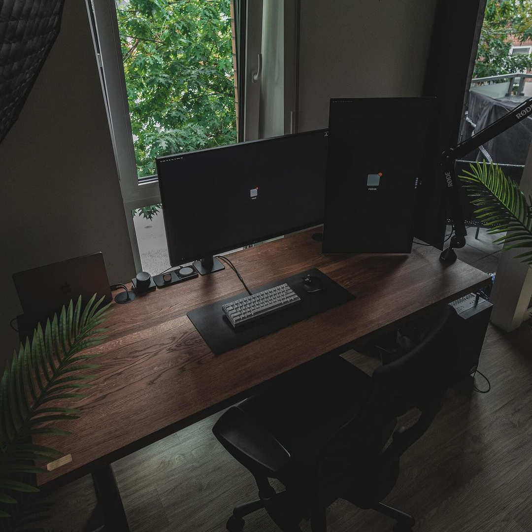 "Mahogany" Solid OAK Desk