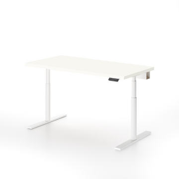 PureTouch Acrylic Standing Desk Maltese White / White
