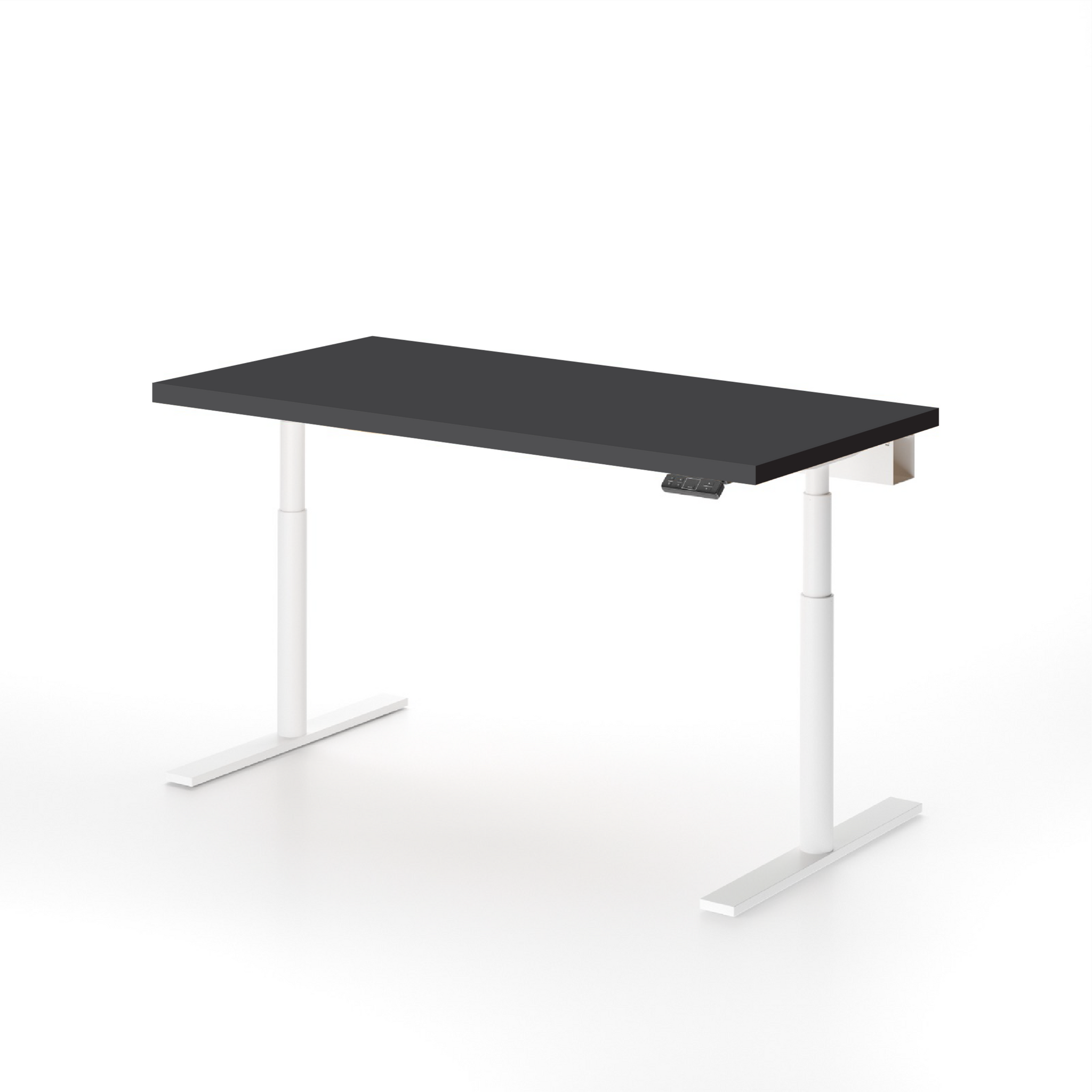 PureTouch Acrylic Standing Desk After Dark / White