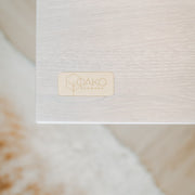 "Hvid tåge" Solid Oak Desk