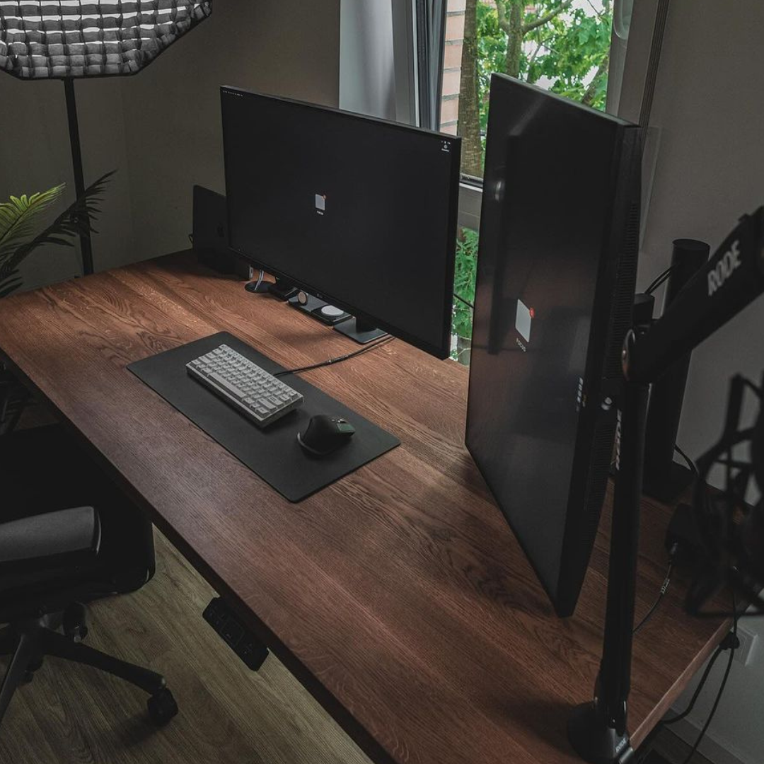 "Mahogany" Solid OAK Desk