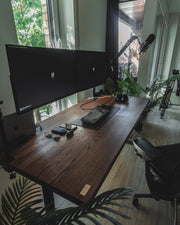 Mahogany sold oak wood desk real wood desk