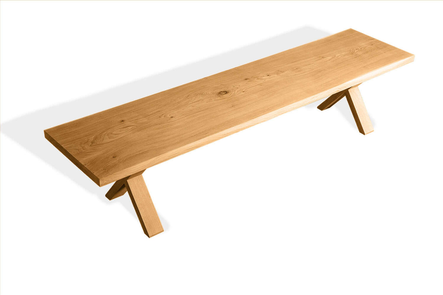 Oak Wooden Bench | One Piece Wooden Bench | OAKO Denmark