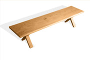 Oak Wooden Bench | One Piece Wooden Bench | OAKO Denmark