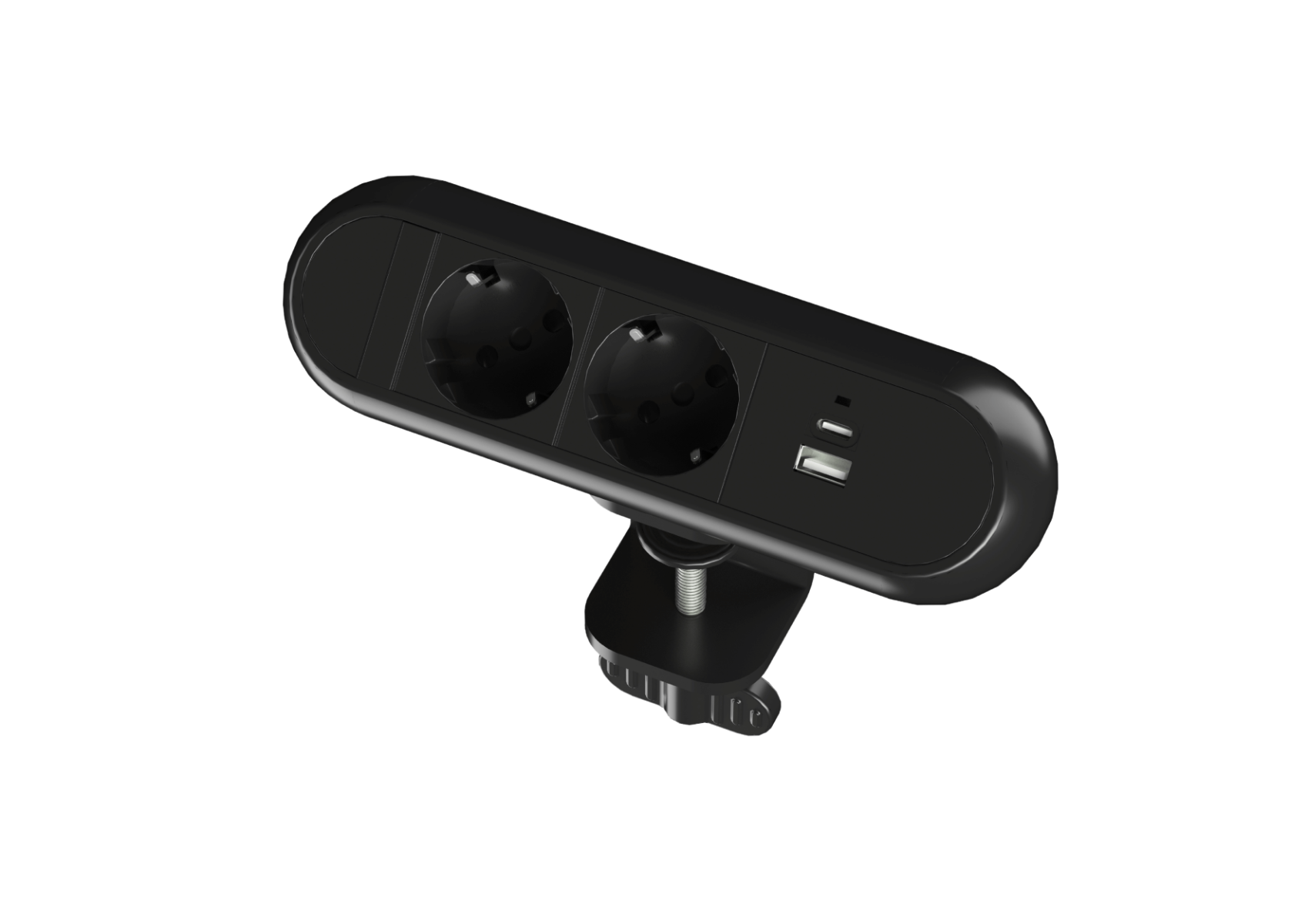 Clamp power socket
