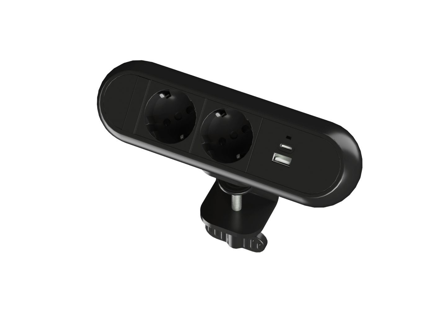 Clamp power socket